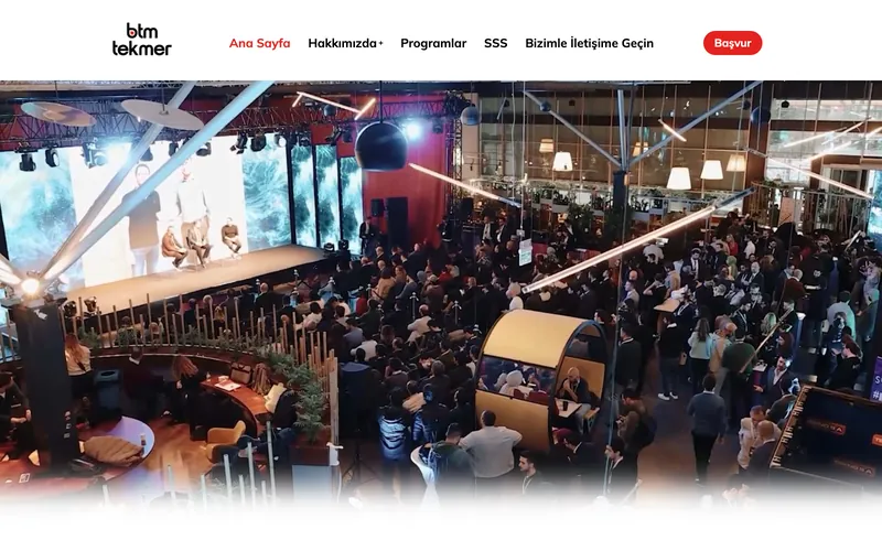 BTM Tekmer web sitesi ekran görüntüsü
